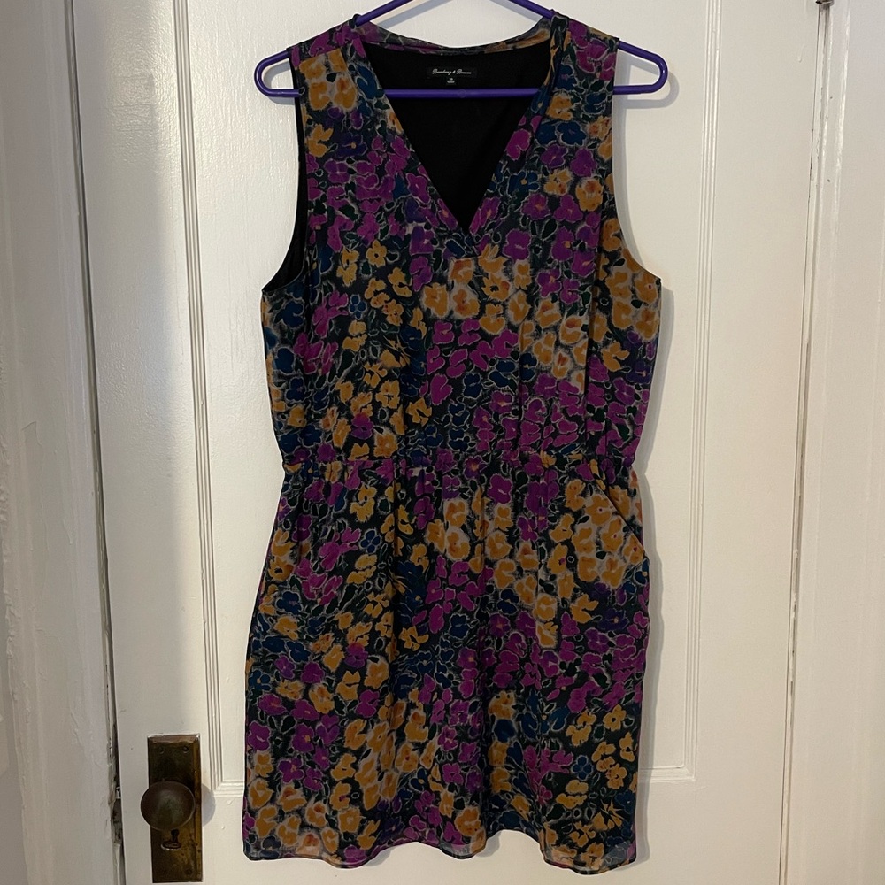 Madewell Broadway & Broome silk floral dress - Picture 2 of 8